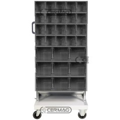Trolley kit consisting of 58 drawers 62427 | NewgardenAgri.com