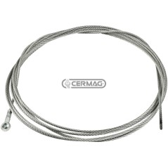Cable con ojal para palanca de freno Ø 5 mm Longitud 7000 mm Agujero 10 mm 64030 | NewgardenAgri.com