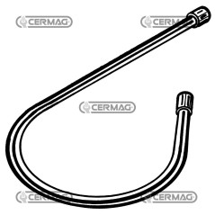 Guaina flessibile Ø Fune 2,5 ÷ 3 mm Lunghezza 1000 mm 60701 | NewgardenAgri.com