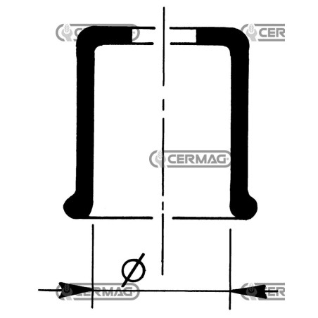 Terminal for sheath Ø Sheath 10 mm 60054