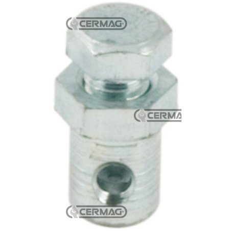 Morsetto esagonale con vite in testa Diametro cavo 2 mm 60074 | NewgardenAgri.com
