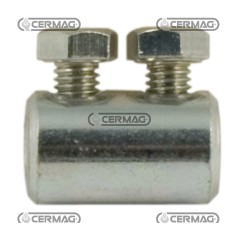 Morsetto con doppia vite laterale Diametro cavo 4 mm 62985 | NewgardenAgri.com