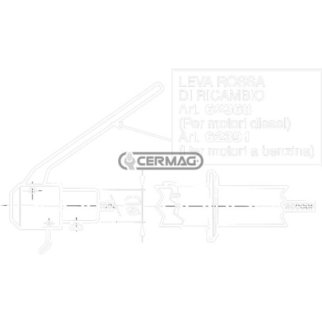 Sicherheitsvorrichtungen für landwirtschaftliche Maschinen (Motorstopp) für Dieselmotoren 61960
