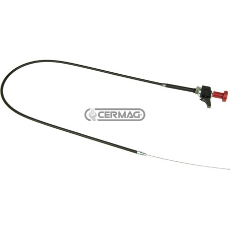 Cavo arresto motore con pomello rosso Lunghezza 1230 mm 60810 | NewgardenAgri.com