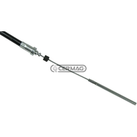 Cavo di comando acceleratore a mano Lunghezza 117 cm 65305 MadeinItaly