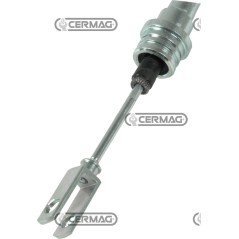 Cable de control del embrague de la toma de fuerza. Longitud: 1020 mm. Referencia: 65337. Fabricado en Italia.