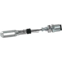 Cable de control del embrague de la toma de fuerza. Longitud: 1200 mm. 65367. Fabricado en Italia.