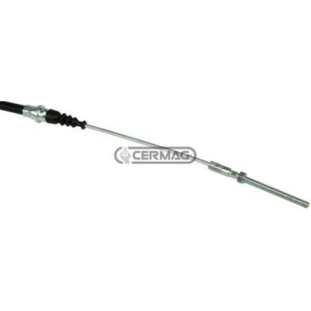 Cable de control del embrague de la toma de fuerza. Longitud: 1267 mm. 65319. Fabricado en Italia.
