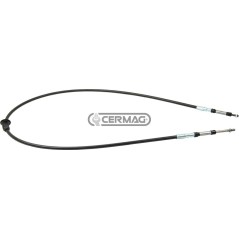 Cable de control del reductor central. Longitud: 2080 mm. 65369. Fabricado en Italia. | NewgardenAgri.com
