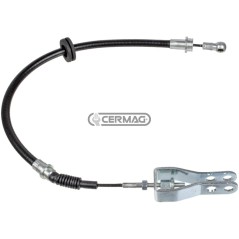 Cable de control del embrague delantero. Longitud: 600 mm. 65457. Fabricado en Italia. | NewgardenAgri.com