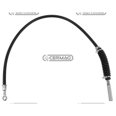 Cable de control del freno de mano. Longitud: 1000 mm. 62382. Fabricado en Italia. | NewgardenAgri.com