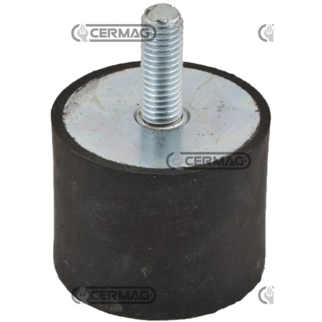 Vis cylindrique anti-vibration, filetage mâle/femelle, diamètre 50 mm, filetage M10, référence 62455 | NewgardenAgri.com
