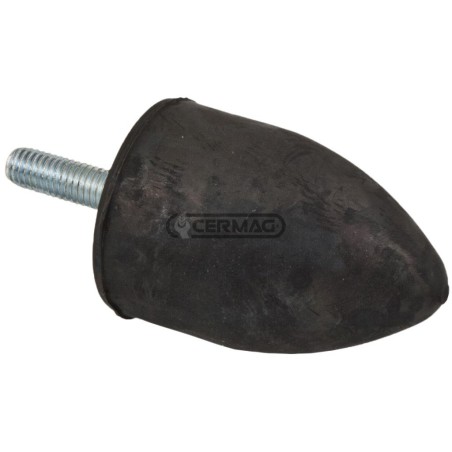 Support anti-vibration parabolique spécial Hauteur 60 mm Filetage M10x27 60697 | NewgardenAgri.com