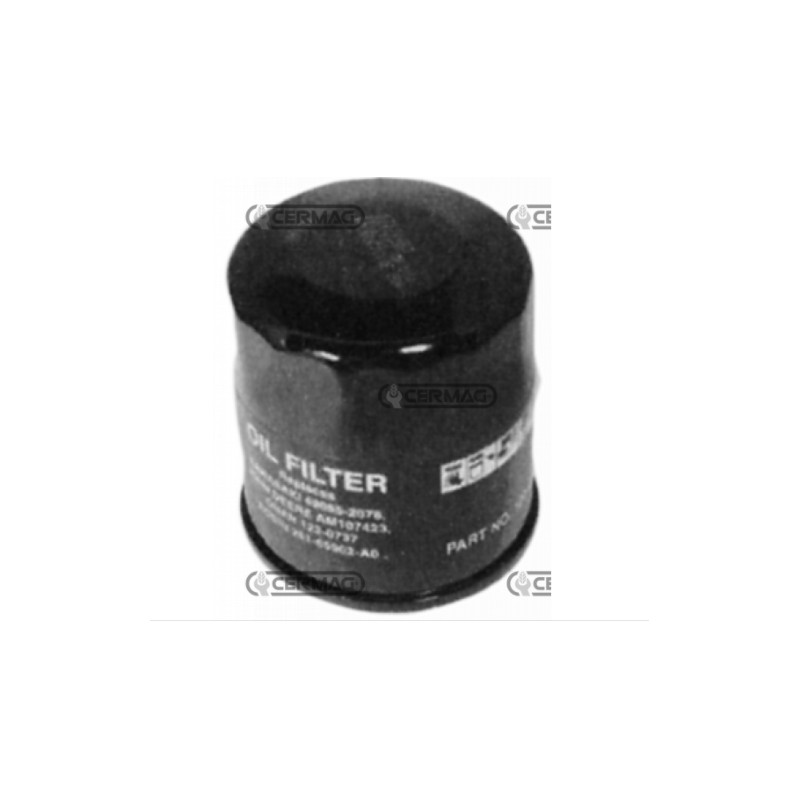 Screw-on oil filter for BRIGGS & STRATTON 25 microns engine