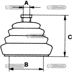 Cuffia per leva cambio 60134