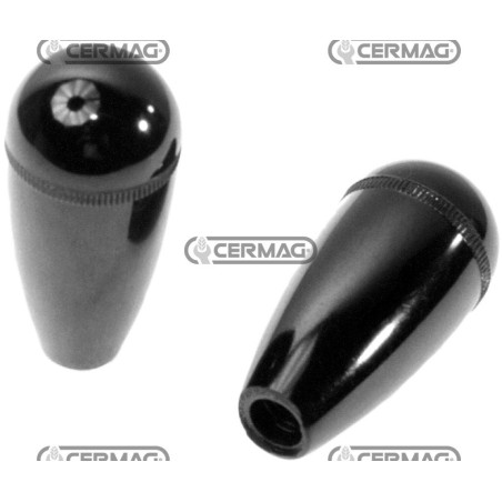 Pomo de baquelita con orificio roscado interno F M12x1.75 61859 | NewgardenAgri.com