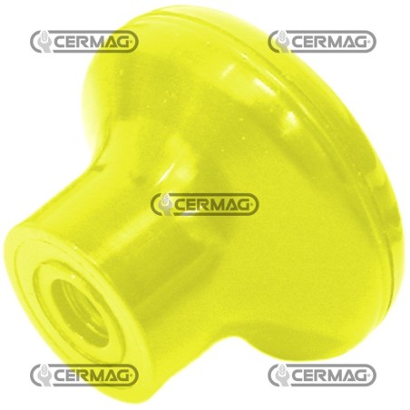 Pomo de palanca con rosca M10, color amarillo, número de serie 63533 | NewgardenAgri.com