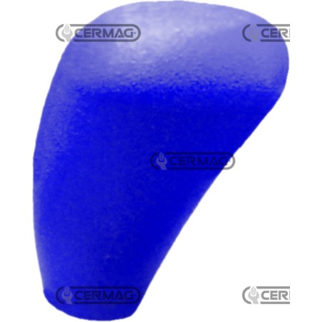 Pomo de color para palancas. Diámetro del orificio: 10 mm. Color: Azul. 63536 | NewgardenAgri.com