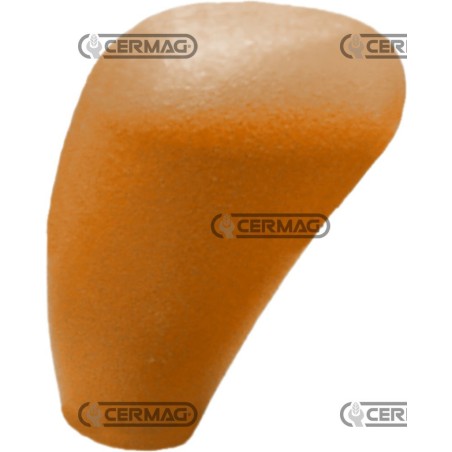 Pomo de color para palancas. Diámetro del orificio: 10 mm. Color: Naranja. 63538 | NewgardenAgri.com
