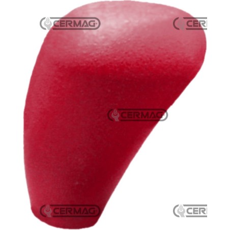 Pomo de color para palancas. Diámetro del orificio: 10 mm. Color: Rojo. 63539 | NewgardenAgri.com