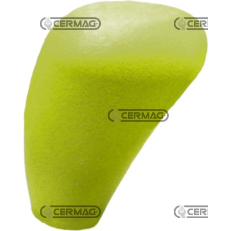 Pomo de color para palancas. Diámetro del orificio: 10 mm. Color: Amarillo. 63540 | NewgardenAgri.com