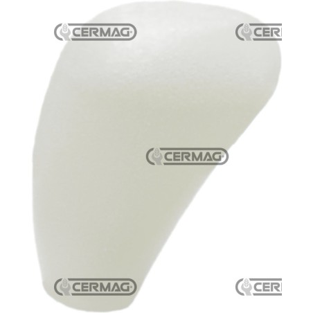 Pomo de color para palancas. Diámetro del orificio: 10 mm. Color: Blanco. 63541 | NewgardenAgri.com