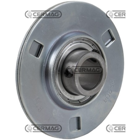 Soporte de cojinete de brida redonda de chapa metálica serie SBPF, diámetro 17 mm, 64654 | NewgardenAgri.com