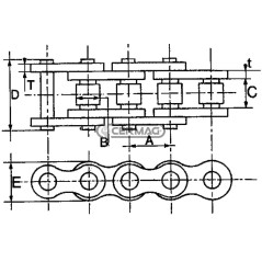 Catena ASA H120 - 1"1/4 62644