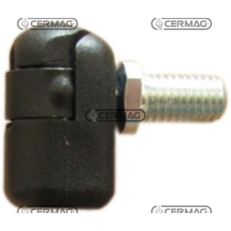 Cabezal de plástico para resorte de gas con rosca M8x13 mm 63554 Fabricado en Italia | NewgardenAgri.com