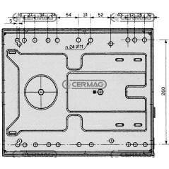 Suspensión neumática de gran tamaño, modelo M98 62331 COBO, 12 V