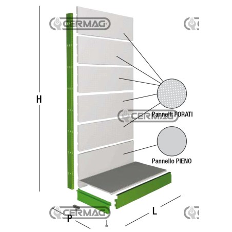WALL-MOUNTED DISPLAY STRUCTURE 64035 | NewgardenAgri.com