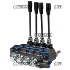 4-lever distributor 3/8" Gas connections DE - DE - DE - SE circuit 81584 Bondioli &amp- pavesi | NewgardenAgri.com