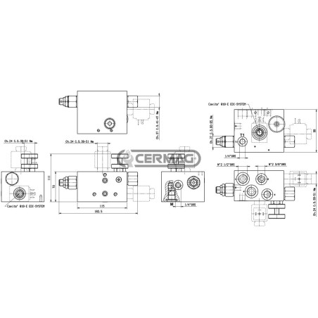 Cabezal de entrada para la máquina de recorte 83598 del Grupo Rexroth Bosch