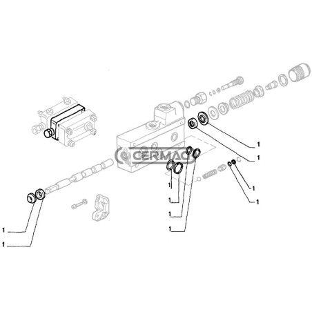 BOSCH 84150 Verteilerdichtungssatz
