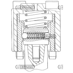 POSICIONADORES PARA DISTRIBUIDORES - DN 85 - Pos. 0-1 fijo. Pos. 2 retorno por resorte 81663 Bondioli &amp- pavesi