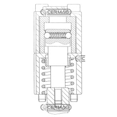 POSICIONADORES PARA DISTRIBUIDORES - DN 85 - Pos. 0-2 fijo. Pos. 1 retorno por resorte 81666 Bondioli &amp- pavesi
