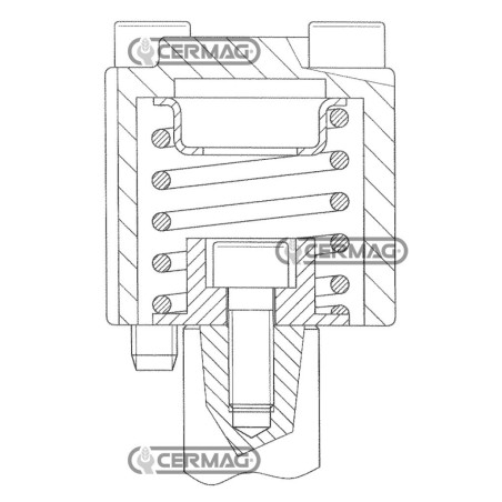 POSICIONADORES PARA DISTRIBUIDORES - MD, ML, DN - Pos. 1 fijo. Pos. 2 retorno por resorte 81816 Bondioli &amp- pavesi