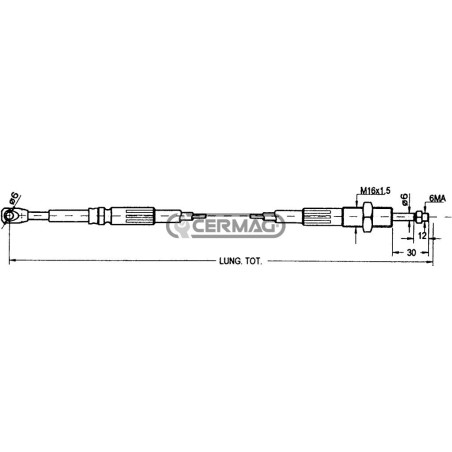 CAVI PER JOYSTICK E COMANDO SINGOLO - 1750 MM 83619