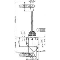 LEVA COMANDO SINGOLA TIPO MORSE 83083