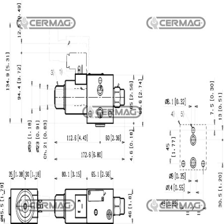 Elettrovalvola proporzionale di portata compensata (fa da messa scarico) 83495 Rexroth bosch group