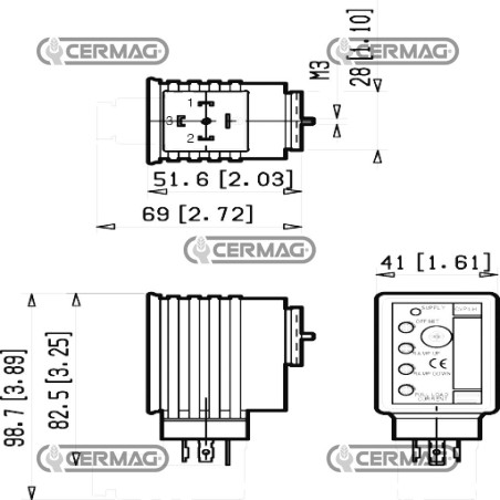 Scheda proporzionale (optional solo per pulsantiera con potenziometro) 83533 Rexroth bosch group