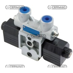 Sección BERNINI con válvula de bloqueo ON-OFF de 12 V, modelo 84211, del grupo Rexroth Bosch. | NewgardenAgri.com