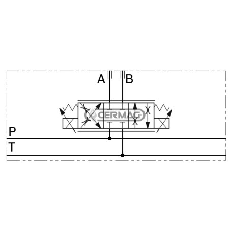 Sección proporcional direccional no compensada de 12 V, modelo 84218