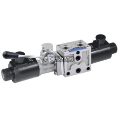 Sección de electrodistribuidor - 12V ON-OFF - 50 L - 3/8" con palanca central cerrada 84222 | NewgardenAgri.com