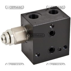 Cabezal de admisión con válvula de alivio de presión y VEI (sin incluir VEI de escape) - 40÷180 bar 83803 Rexroth Bosch Group...