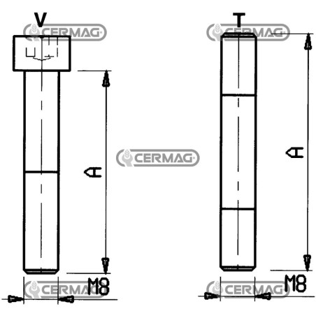 Zugstange für Modulelemente, Länge 270 mm, 82106, Rexroth Bosch Gruppe | NewgardenAgri.com
