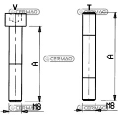 Zugstange für Modulelemente, Länge 365 mm, 82108, Rexroth Bosch Gruppe | NewgardenAgri.com