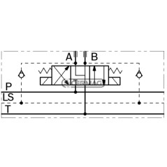 Elemento ON-Off con LS - 12V per centro aperto 84216