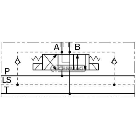 Elemento ON-Off con LS - 12V per centro aperto 84216