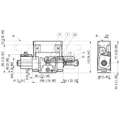 Elemento singolo elettrodistributore - 12 V ON-OFF in LS compensato 83840 Rexroth bosch group